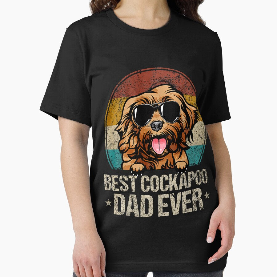 Best Cockapoo Dad Ever Vintage Dog Lover by MyintThan09 T-Shirts, Hoodie, Sweatshirt | BlankRebels.com (Image 2)