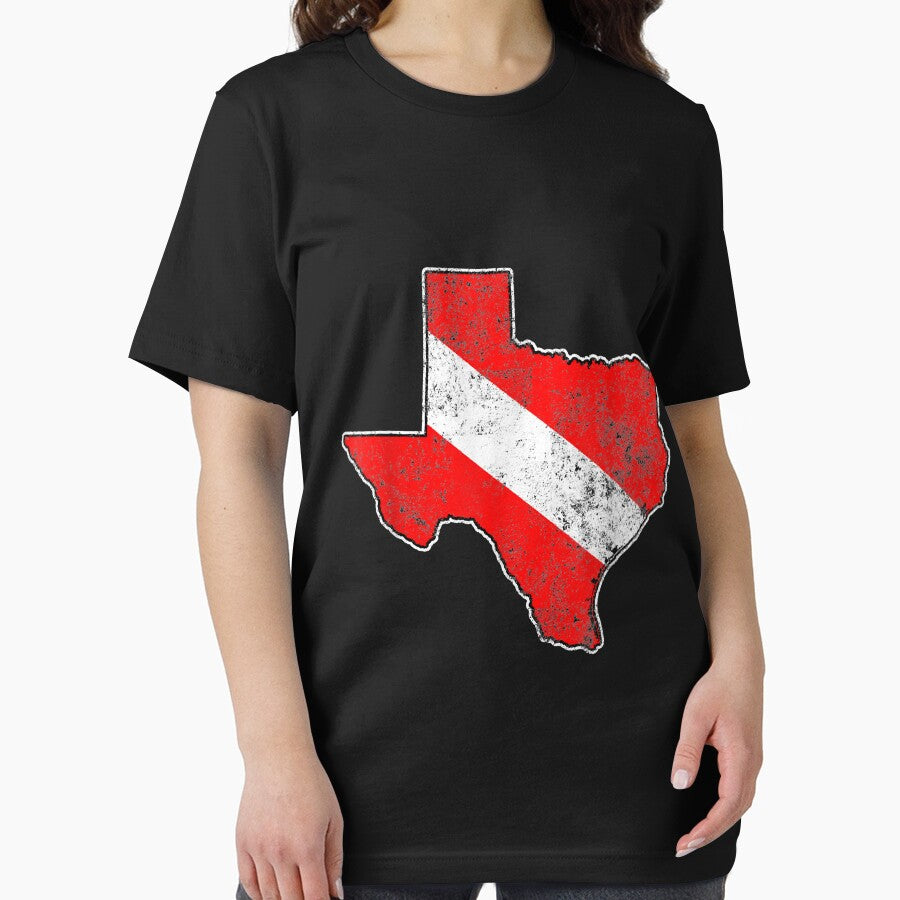 Vintage Texas Scuba Dive Flag Map Diving Diver by Liefke12441 T-Shirts, Hoodie, Sweatshirt | BlankRebels.com (Image 2)