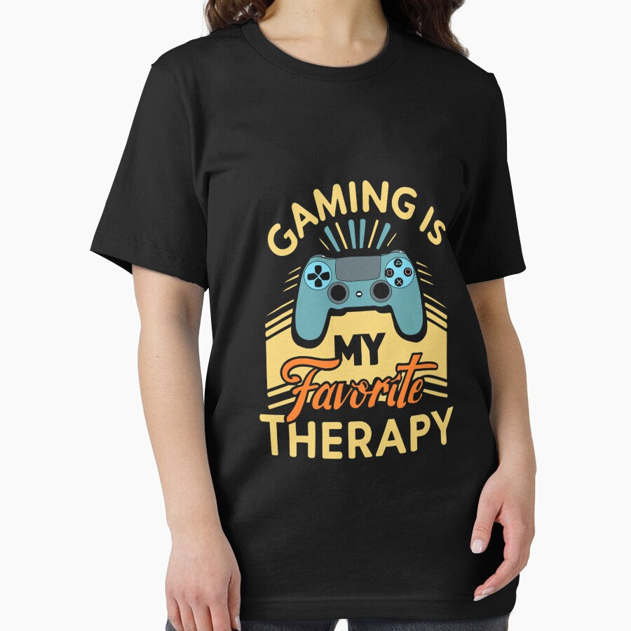 Gaming is My Favorite Therapy by Nordilandia T-Shirts, Hoodie, Sweatshirt | BlankRebels.com (Image 2)