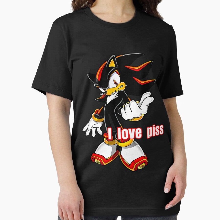 Shadow The Hedgehog I Love Piss Classic T-Shirt by sueowpekri