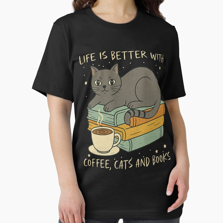 Life Is Better With Coffee Cats Books by LarryMBrown
