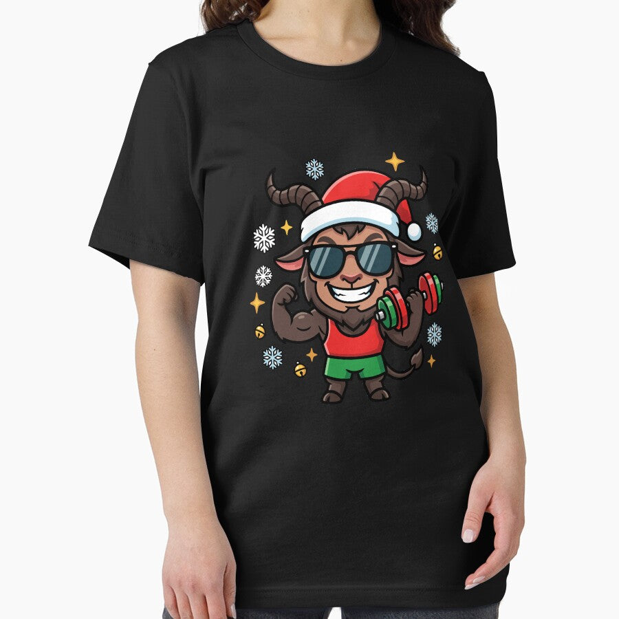 Christmas Krampus Weightlifter Gym Funny Workout Krampus Gear by DynamicDesign T-Shirts, Hoodie, Sweatshirt (Image 2)