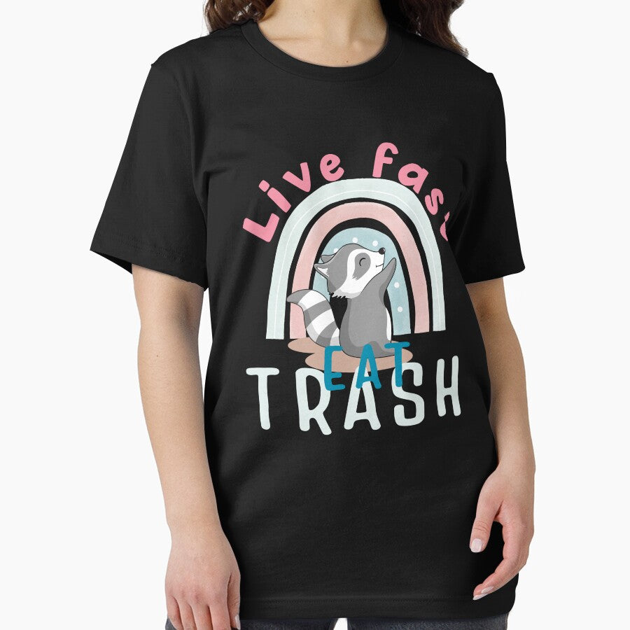 Live Fast Eat Trash Funny Raccoon rainbow GIFT by CHOOSEYOURS SHOP T-Shirts, Hoodie, Sweatshirt | BlankRebels.com (Image 2)