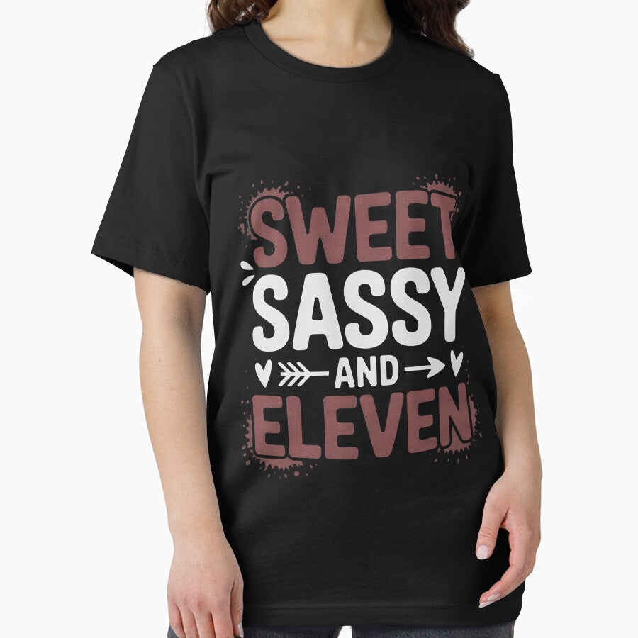 Happy 11th Birthday Sweet Sassy & Eleven Girls 11 Years Old by duolastgend T-Shirts, Hoodie, Sweatshirt (Image 2)