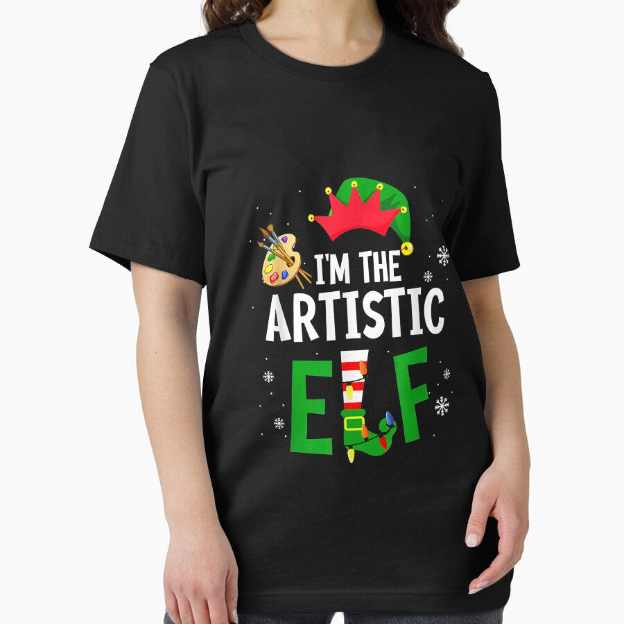 I'm The Artistic Elf Matching Family Group Christmas by virnmjan T-Shirts, Hoodie, Sweatshirt | BlankRebels.com (Image 2)