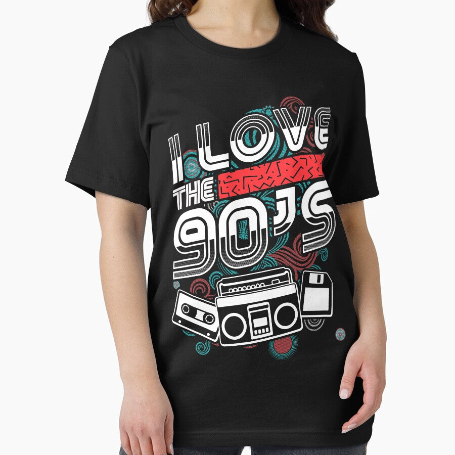 I Love The 90s Retro Nineties Pop Culture Throwback by zenspired T-Shirts, Hoodie, Sweatshirt | BlankRebels.com (Image 2)