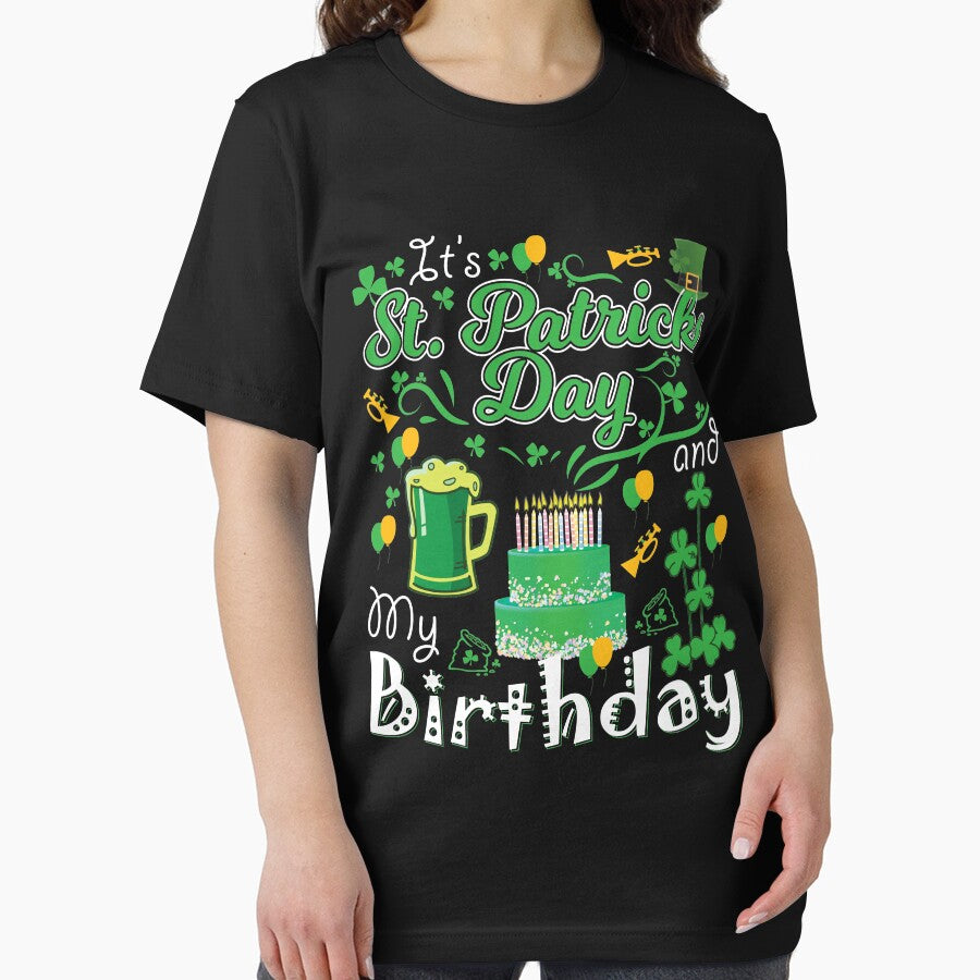 Funny Saint Patricks Day My Birthday Drinking Gifts by Cheap Women's Shirts Hoodie, Sweatshirt | BlankRebels.com (Image 2)