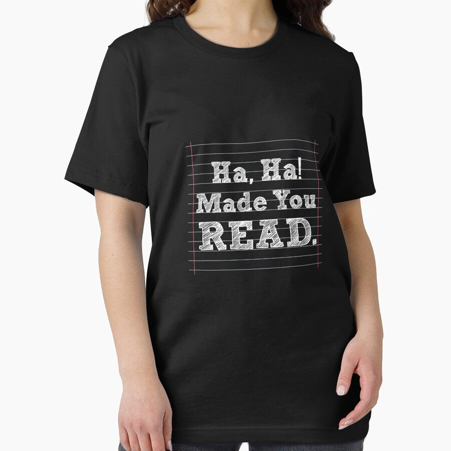 Ha Ha | book reading shirt | bookish gifts | book lover t-shirt | book lover gift | gift for booknerd | book shirt | author shirt | writer gift by Kreature Look