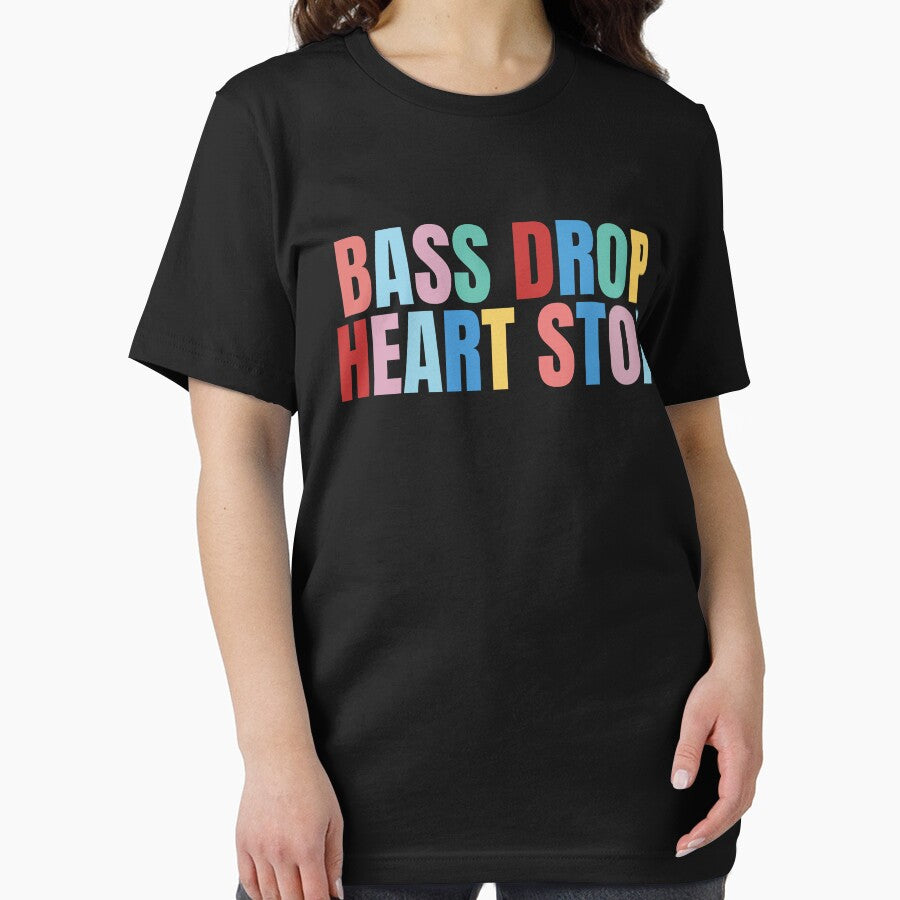 Bass drop heart stop by wittyprinttop T-Shirts, Hoodie, Sweatshirt | BlankRebels.com (Image 2)