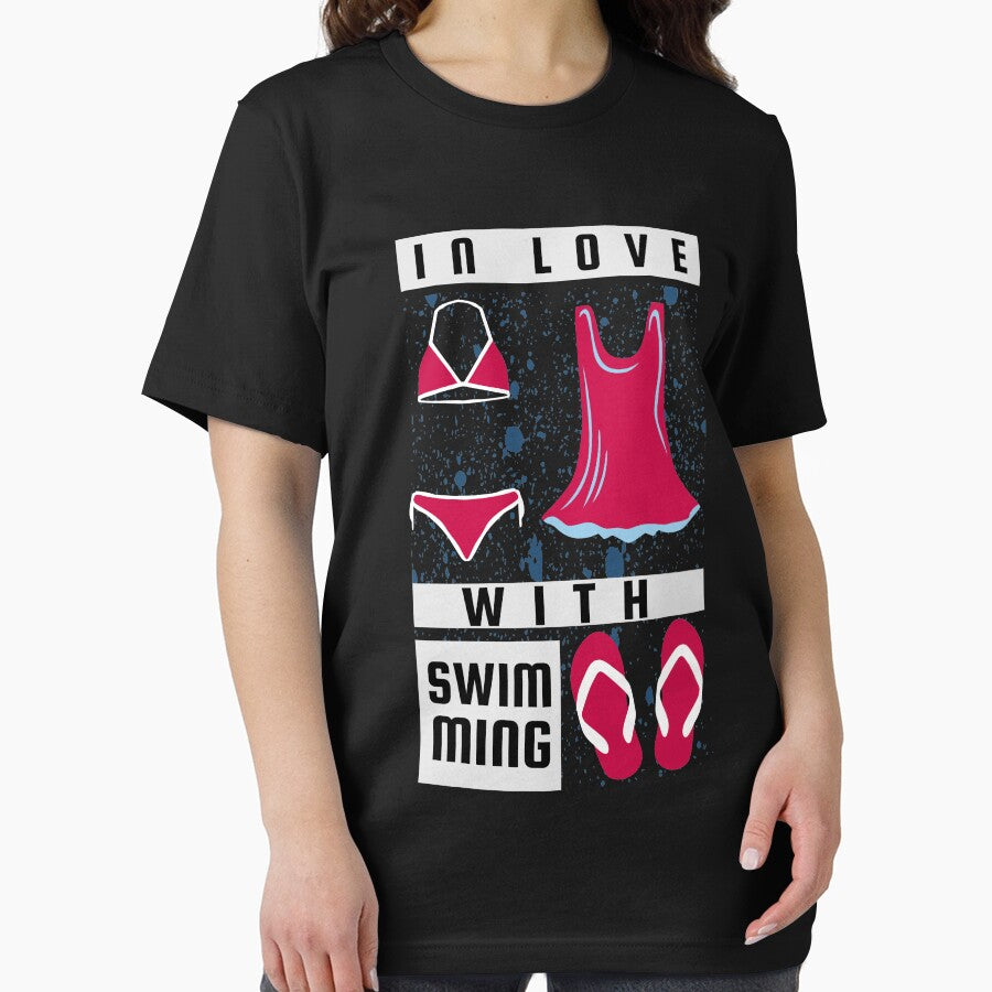 In Love With Swimming by bylox T-Shirts, Hoodie, Sweatshirt | BlankRebels.com (Image 2)