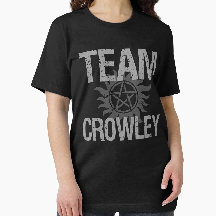 Supernatural Team Crowley by thepixelgarden T-Shirts, Hoodie, Sweatshirt | BlankRebels.com (Image 2)