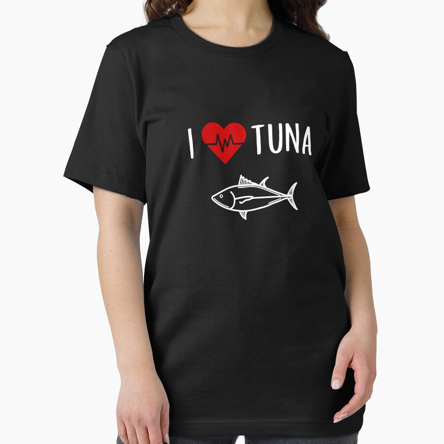 I LOVER TUNA Tuna Lover Shirt, Tuna Lover Gift,Mask TUNA by Wonaso art Hoodie, Sweatshirt | BlankRebels.com (Image 2)