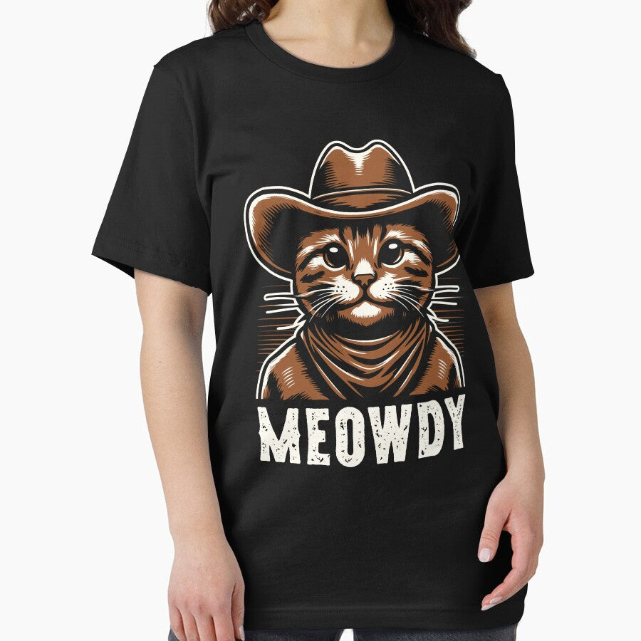 Meowdy Cat in Cowboy Hat by RareBunny T-Shirts, Hoodie, Sweatshirt | BlankRebels.com (Image 2)