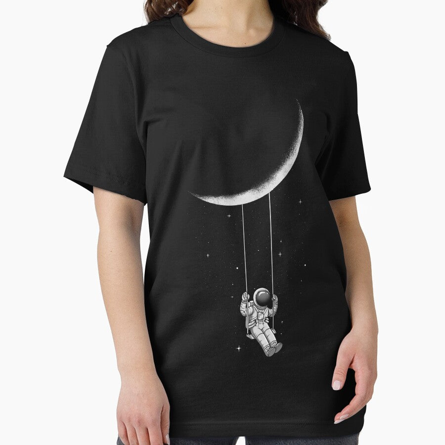 Astronaut Swinging on the Moon (HD) by star-burst T-Shirts, Hoodie, Sweatshirt | BlankRebels.com (Image 2)