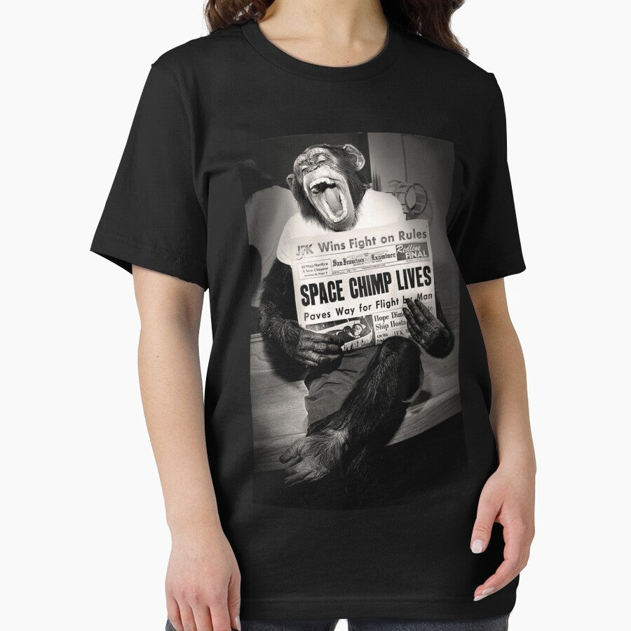 Ham, the space chimp, lives! by DudePal T-Shirts, Hoodie, Sweatshirt | BlankRebels.com (Image 2)