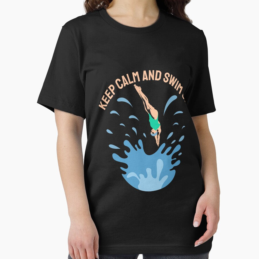 Keep Calm and Swim On by bylox T-Shirts, Hoodie, Sweatshirt | BlankRebels.com (Image 2)