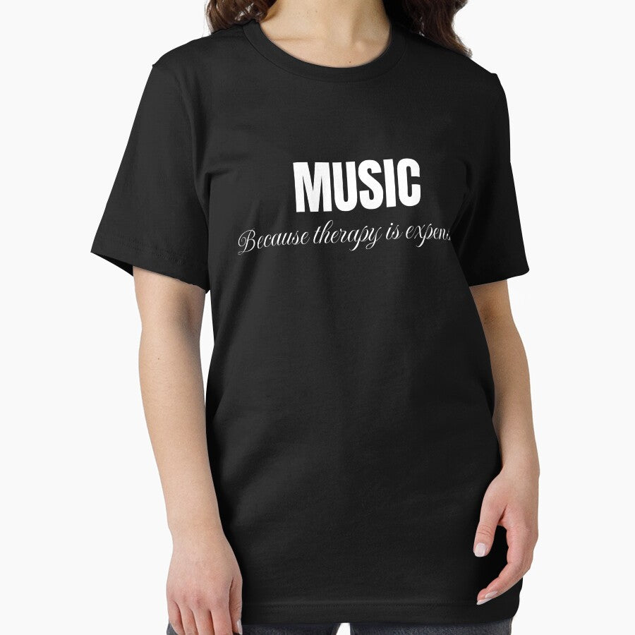 Music is my therapy by wittyprinttop T-Shirts, Hoodie, Sweatshirt | BlankRebels.com (Image 2)