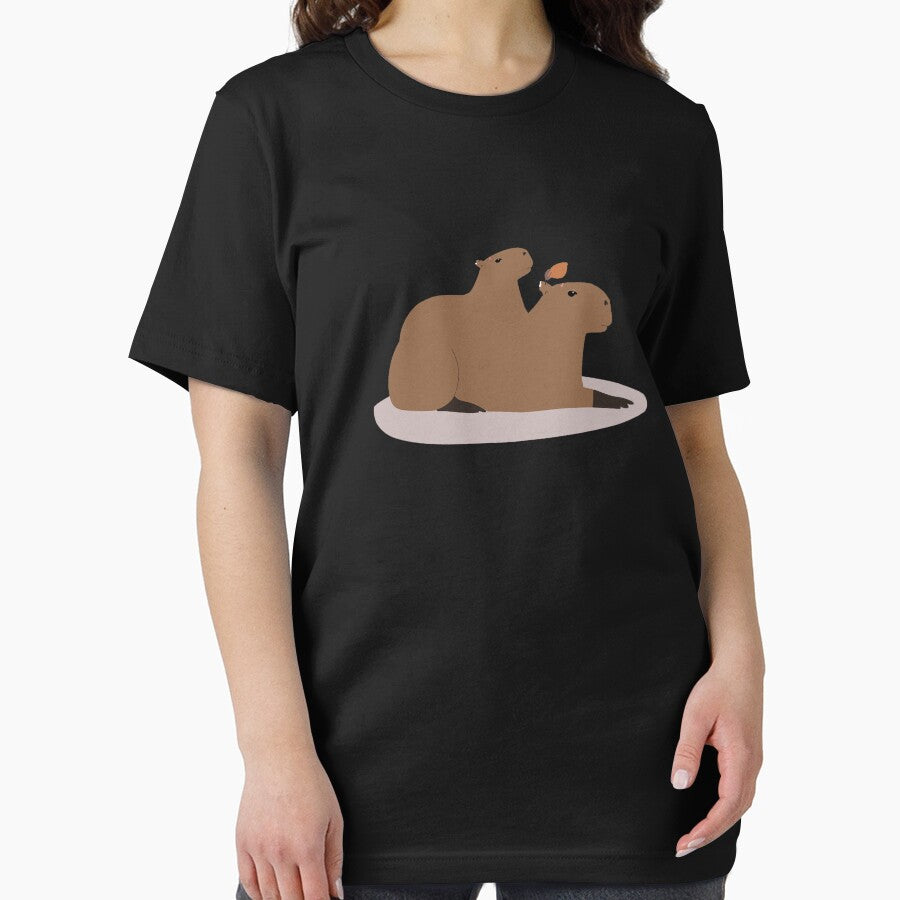 Cute Capybara Cartoon Funny Chill Animal T-Shirts, Hoodie, Sweatshirt