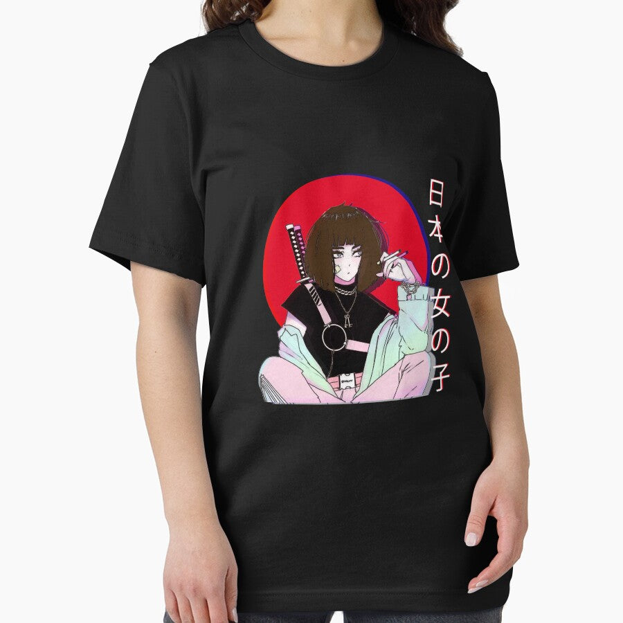 Anime Aesthetic Girl Japanese , kawaii hentai, Essential T-shirt by Elhshop ⭐⭐⭐⭐⭐ Hoodie, Sweatshirt (Image 2)