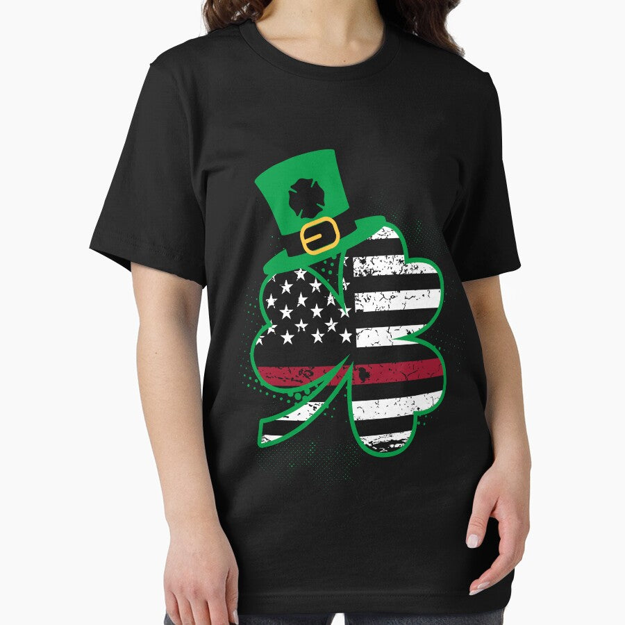 Firefighter St. Patrick's Day T-Shirt for Men and Women by q4success Hoodie, Sweatshirt | BlankRebels.com (Image 2)