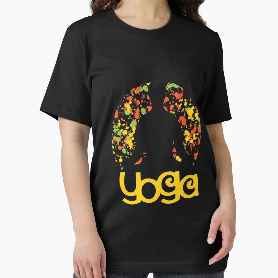 Modern Colored Floral Yoga Design by jazzworldquest T-Shirts, Hoodie, Sweatshirt | BlankRebels.com (Image 2)