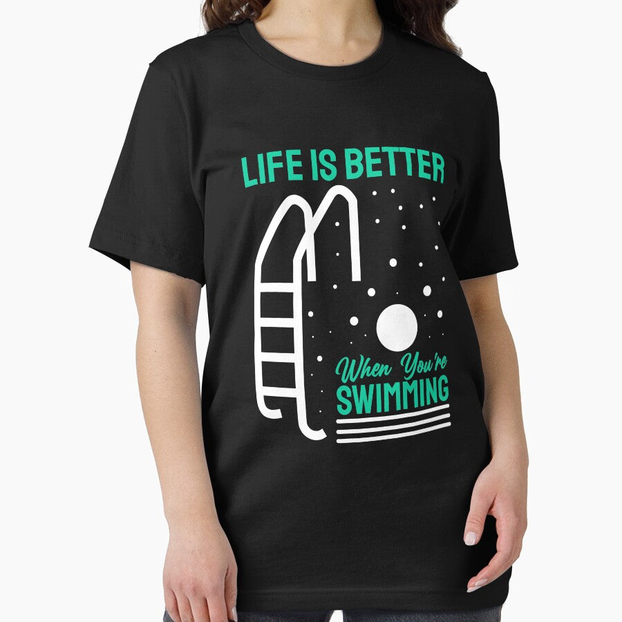 Life is Better When You're Swimming by bylox T-Shirts, Hoodie, Sweatshirt | BlankRebels.com (Image 2)