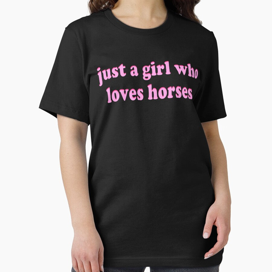 just a girl who loves horses by Te-designer T-Shirts, Hoodie, Sweatshirt | BlankRebels.com (Image 2)