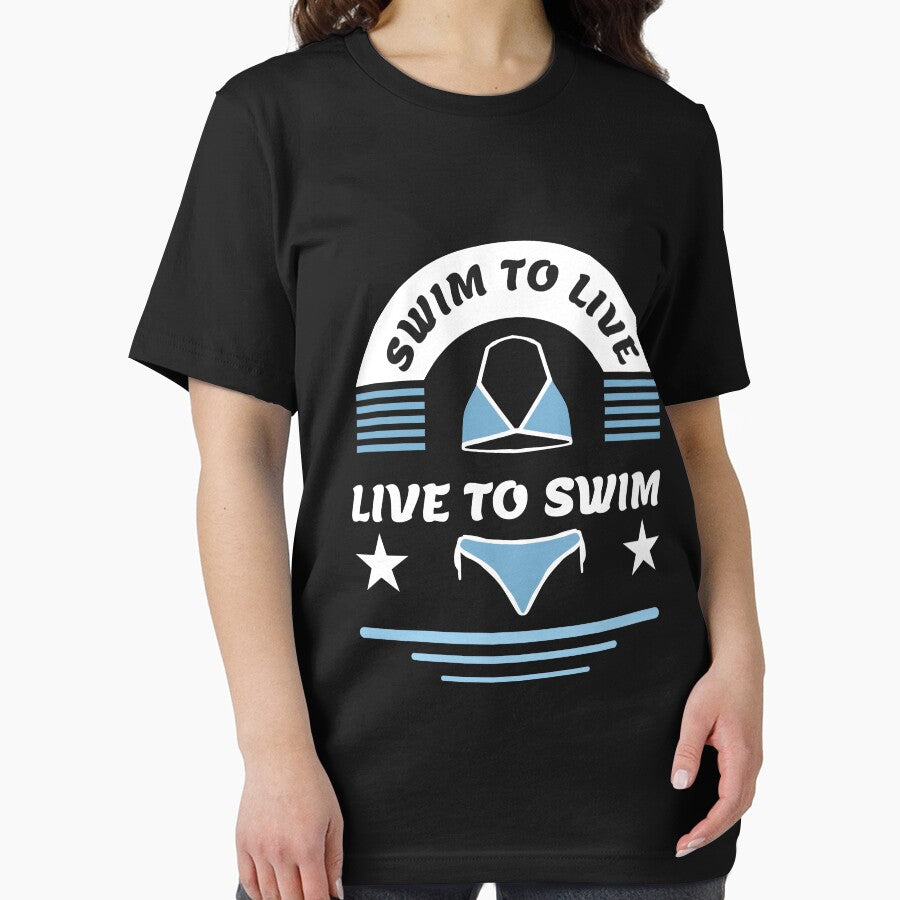 Swim to Live & Live to Swim by bylox T-Shirts, Hoodie, Sweatshirt | BlankRebels.com (Image 2)