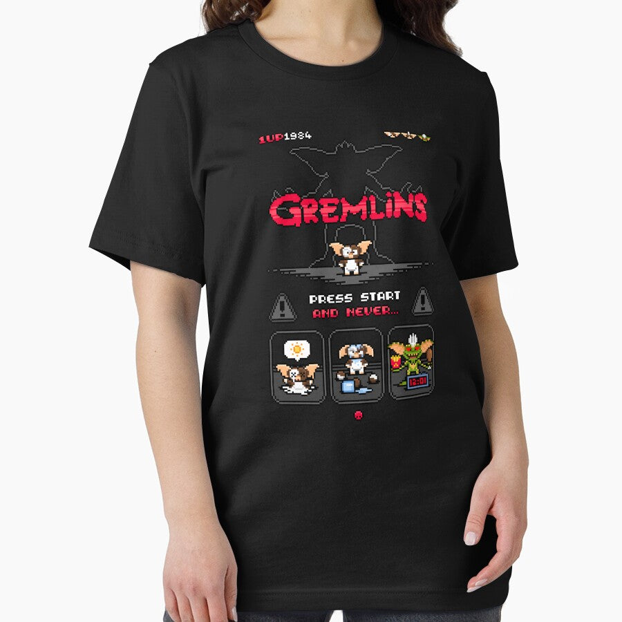 Gremlins Press Start Pixel Art T-Shirts, Hoodie, Sweatshirt