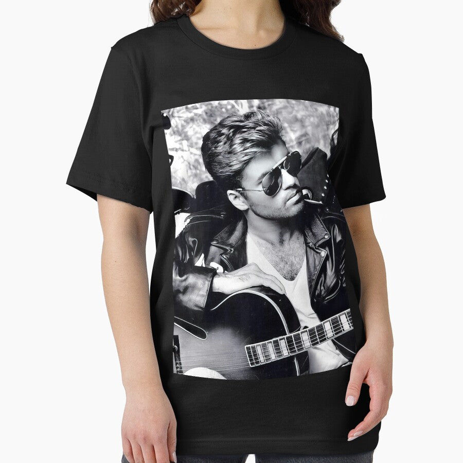 George Michael Music by Detllustration_STD T-Shirts, Hoodie, Sweatshirt | BlankRebels.com (Image 2)