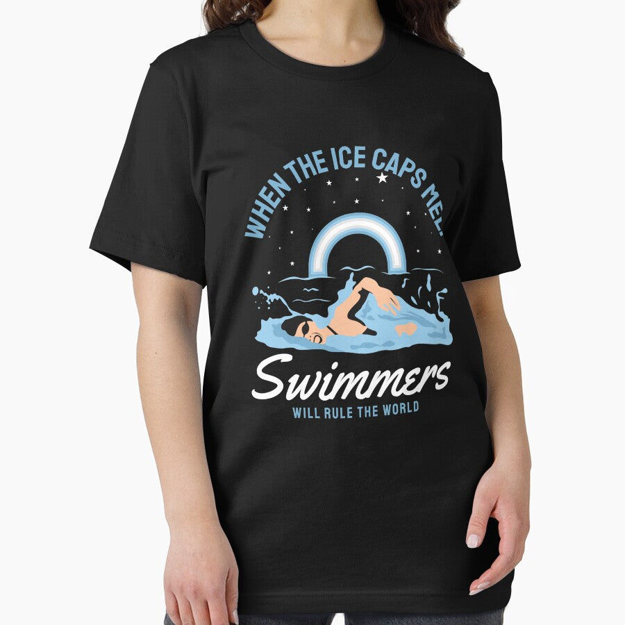 When the Ice Caps Melt, Swimmers Will Rule the World by bylox T-Shirts, Hoodie, Sweatshirt | BlankRebels.com (Image 2)