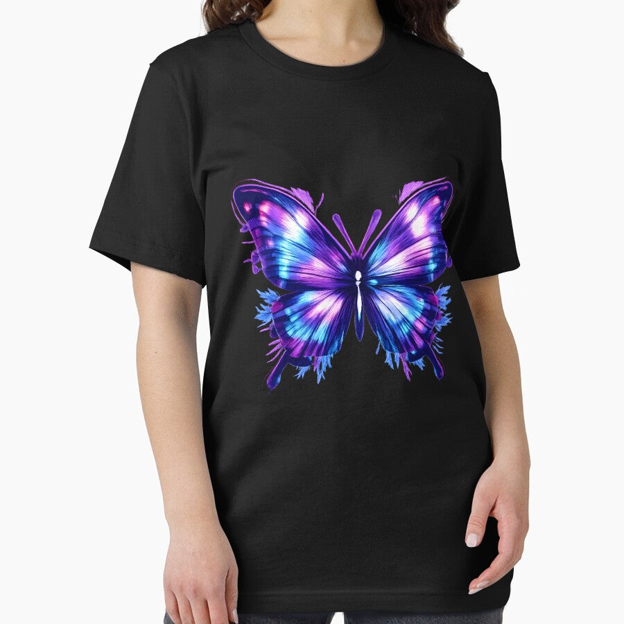 Glitch In Bloom – Cyber Y2K Butterfly by GlitchyGlam Studio T-Shirts, Hoodie, Sweatshirt | BlankRebels.com (Image 2)