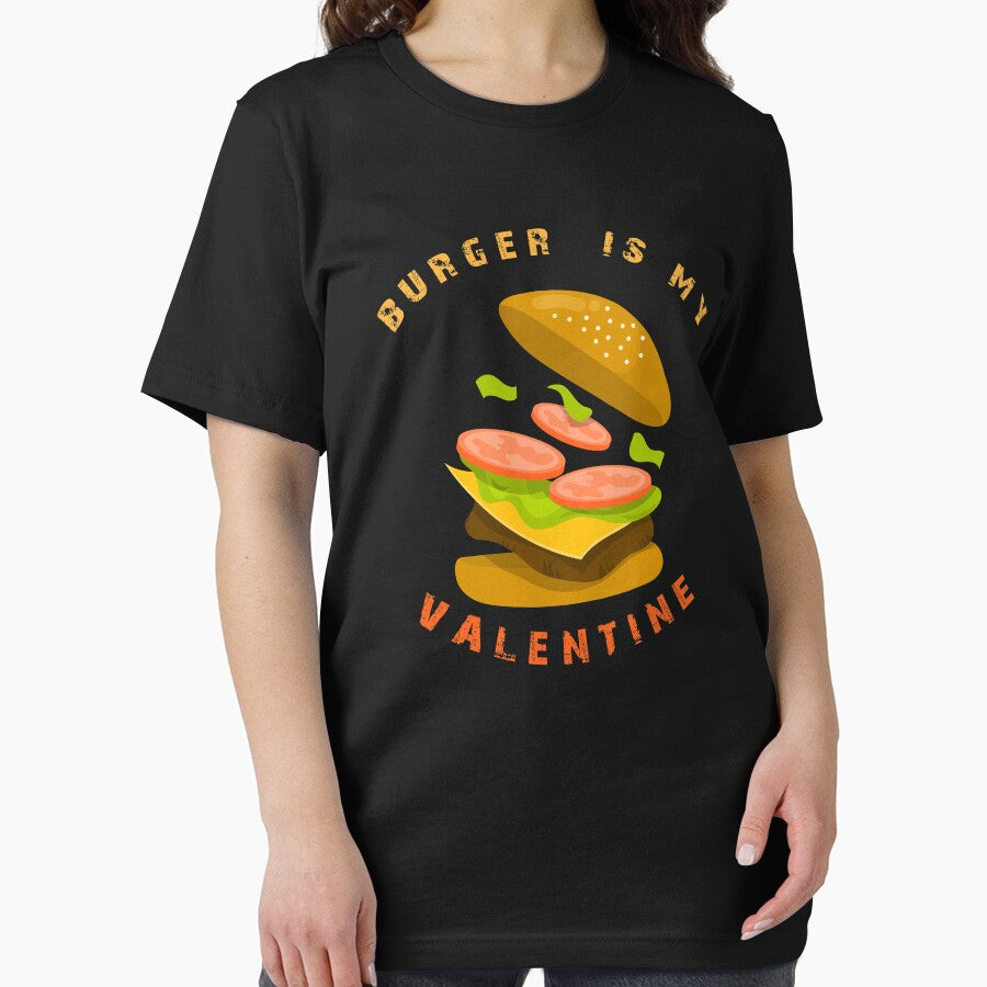 Burger is my valentine 2021 by Laura J Devera ⭐⭐⭐⭐⭐ T-Shirts, Hoodie, Sweatshirt | BlankRebels.com (Image 2)