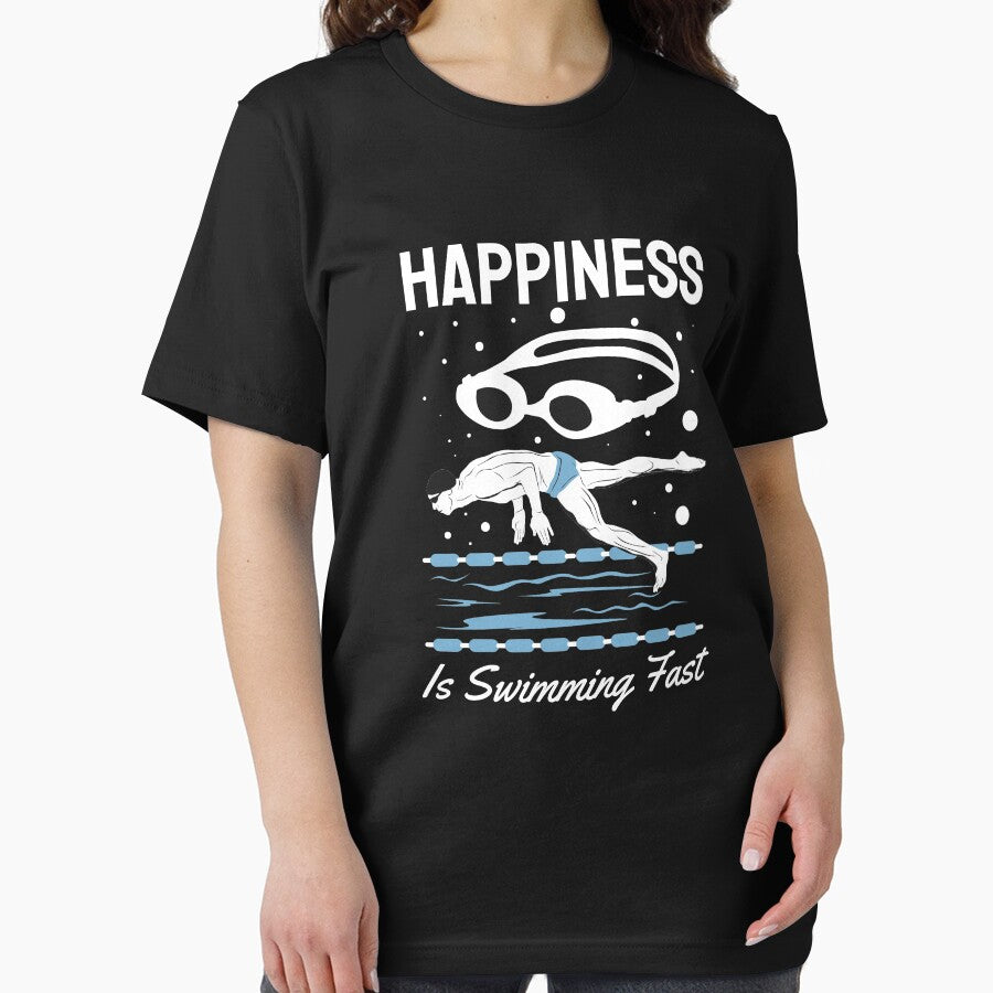 Vintage Happiness is Swimming Fast by bylox T-Shirts, Hoodie, Sweatshirt | BlankRebels.com (Image 2)