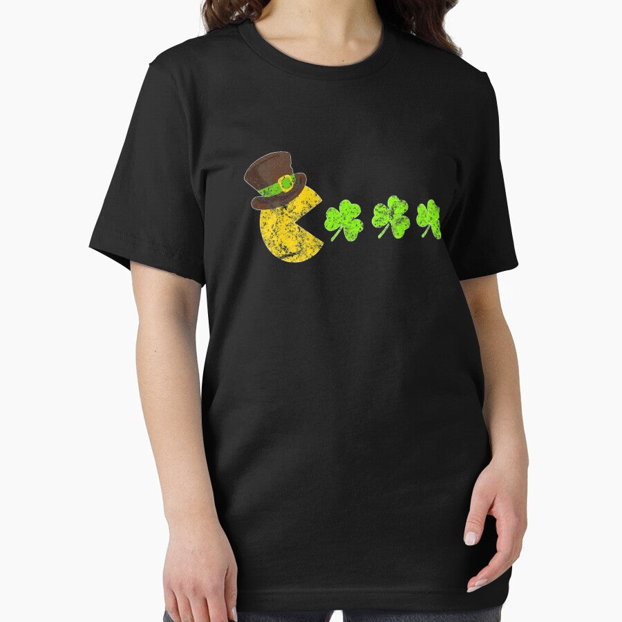 Video Gamer St Patricks Day Apparel Lucky Gaming Saint Patricks Day by doggopupper T-Shirts, Hoodie, Sweatshirt (Image 2)