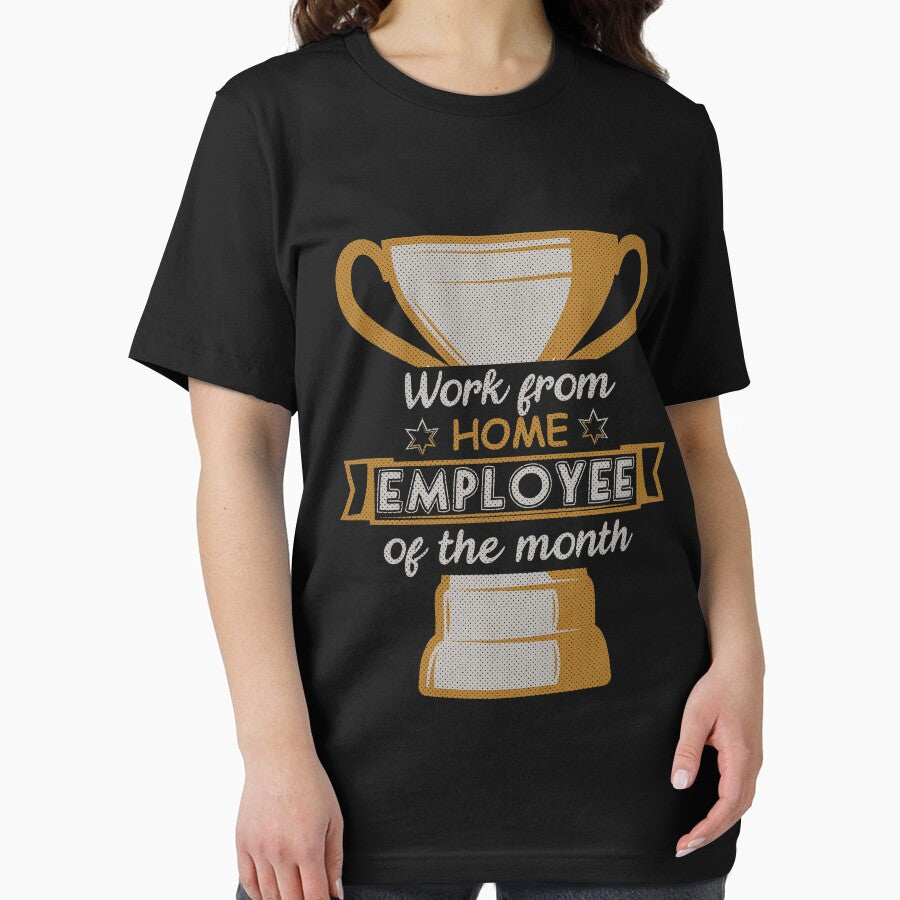 Work from Home Employee of the Month Yellow and Grey by ABulgov T-Shirts, Hoodie, Sweatshirt | BlankRebels.com (Image 2)