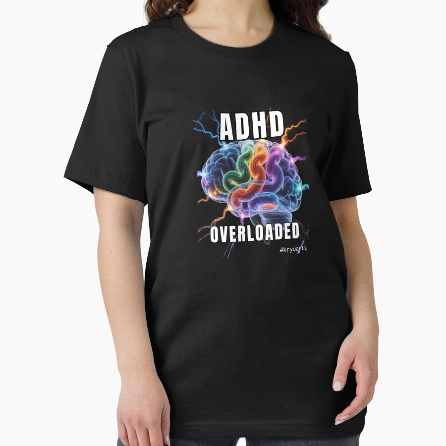 ADHD Brain Overloaded - Inside the Chaos by kryoarts T-Shirts, Hoodie, Sweatshirt | BlankRebels.com (Image 2)