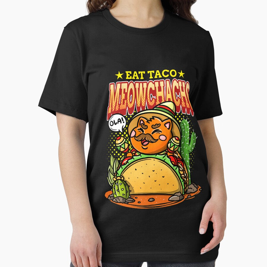 eat taco meowchacho by FRIDAE MUNDAE T-Shirts, Hoodie, Sweatshirt | BlankRebels.com (Image 2)