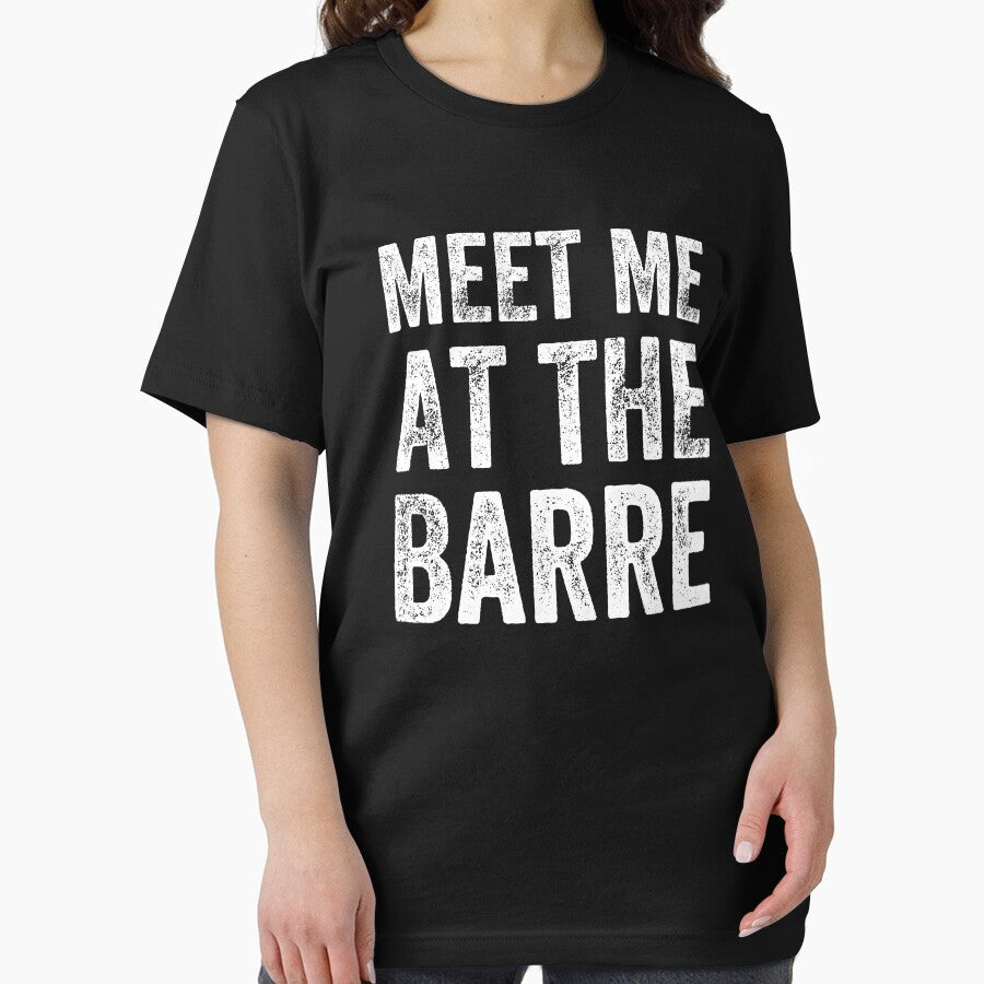 Meet Me at the barre - Barre workout saying by Captain Mood T-Shirts, Hoodie, Sweatshirt | BlankRebels.com (Image 2)