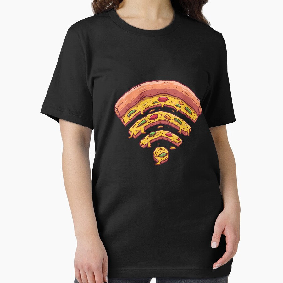 Pizza Wifi - Funny Geek Computer Food by PrintPress