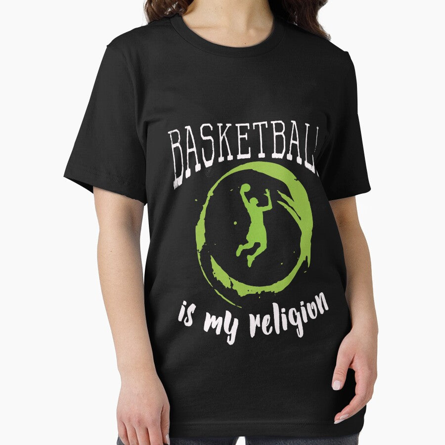 Classic Boys & Girls Basketball Gift Design Bsketball is My Religion by LGamble12345 T-Shirts, Hoodie, Sweatshirt (Image 2)