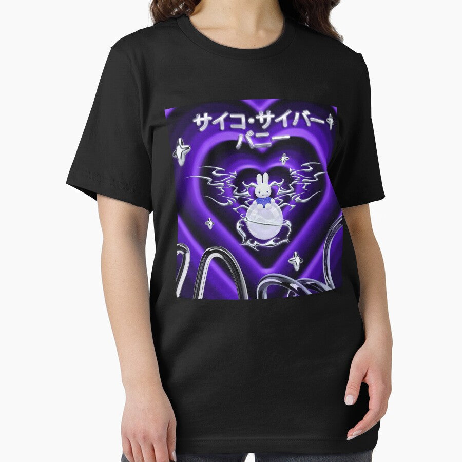 Y2k Cyber Core Dark Purple Bunny by Cyber-Cyanide T-Shirts, Hoodie, Sweatshirt | BlankRebels.com (Image 2)