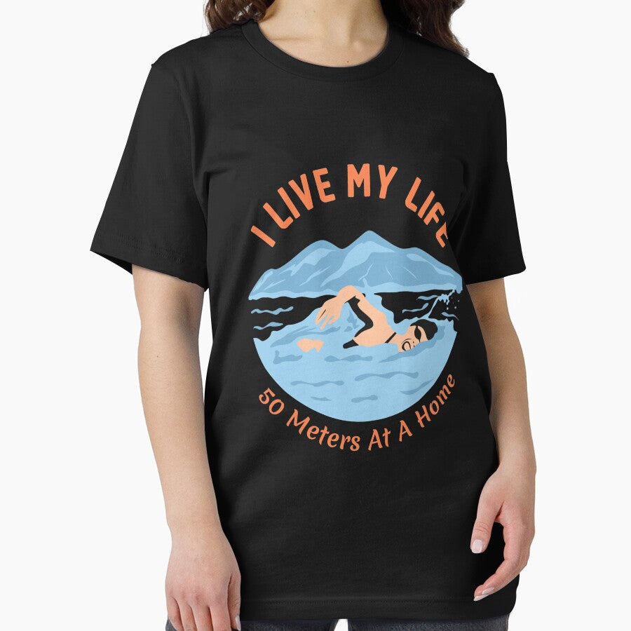 I Live My Life, 50 Meters at a Time by bylox T-Shirts, Hoodie, Sweatshirt | BlankRebels.com (Image 2)