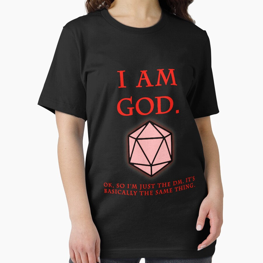 I am God, or just a DM. by SuperUberLame T-Shirts, Hoodie, Sweatshirt | BlankRebels.com (Image 2)