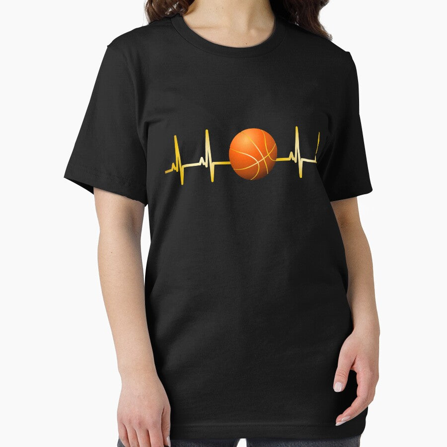 Basketball picture ECG curve heartbeat heart rate by dm4design T-Shirts, Hoodie, Sweatshirt | BlankRebels.com (Image 2)