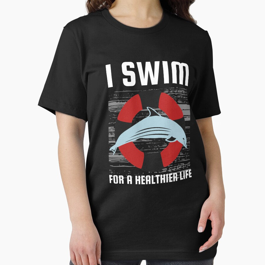 I Swim for a Healthier Life by bylox T-Shirts, Hoodie, Sweatshirt | BlankRebels.com (Image 2)