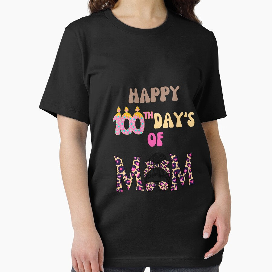 Happy 100 Day's Of My MOM Funny Mother's Day by etoileartshirts T-Shirts, Hoodie, Sweatshirt | BlankRebels.com (Image 2)