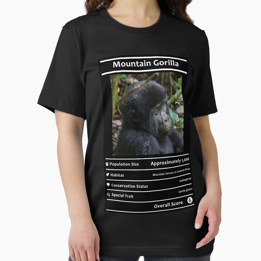 Mountain Gorilla Majesty - A Portrait of Strength by PixelFixArt T-Shirts, Hoodie, Sweatshirt | BlankRebels.com (Image 2)