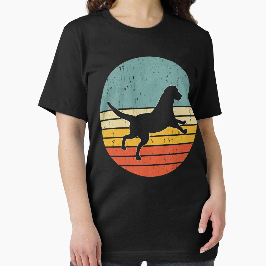 dog sunset vintage shirt dog lovers gift by Te-designer