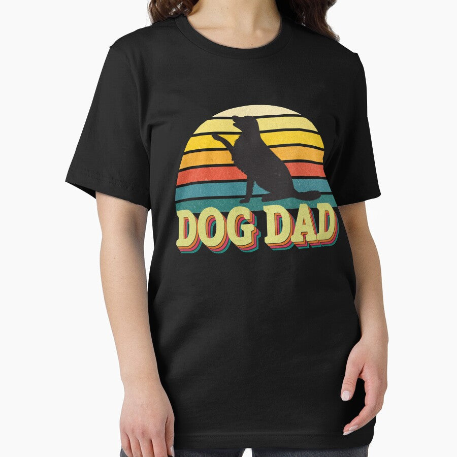 Golden Retriever Dog Dad Puppy Retro Vintage 60s 70s Disco Design by Pingestre T-Shirts, Hoodie, Sweatshirt (Image 2)
